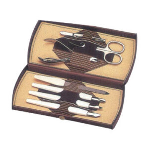 Manicure Set Leather Case