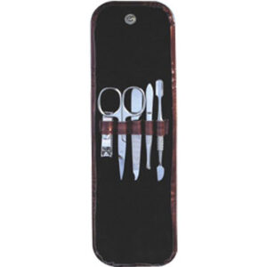 Manicure Set Leather Case.
