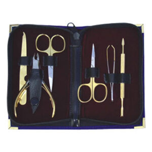 Manicure Set Leather Case