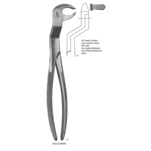 Tooth Extracting Forceps (Eng Pattern)